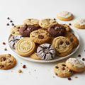 Freshly baked assorted cookies