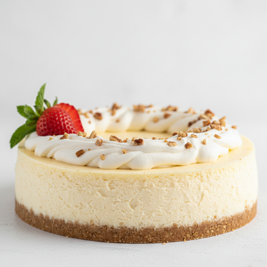 Creamy cheesecake